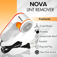 Nova Electric Lint Remover | Fabric Shaver for All Woollen Clothes