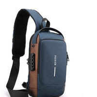 Anti-theft sling bag with a USB charging port