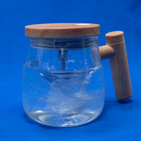 Self Stirring Glass Mug