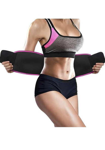 Adjustable Waist Trimmer Belt for Men & Women – Sweat Workout Belt, Slimming & Abdominal Support Wrap