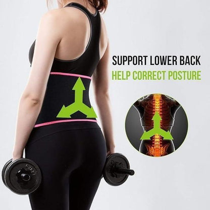 Adjustable Waist Trimmer Belt for Men & Women – Sweat Workout Belt, Slimming & Abdominal Support Wrap