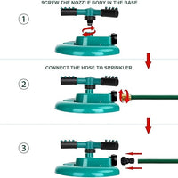 Garden Sprinkler 360 ° Rotating Water