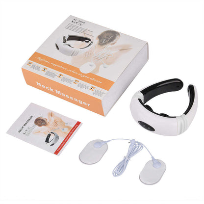 Neck Massager Portable Cordless Equipment Wireless Electric Vibrating