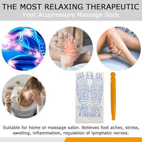 Reflexology Socks with Massage Tool